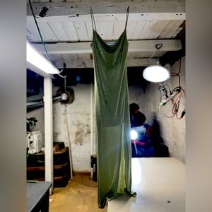 Petal + Pup Spaghetti String Dress - Women’s Size 2 - Green.